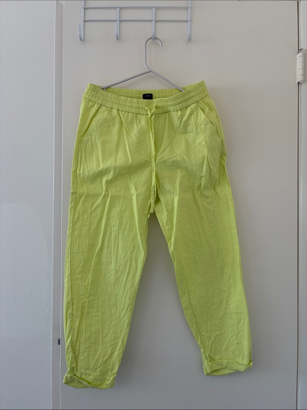Women’s Lime Green Casual Drawstring Pants